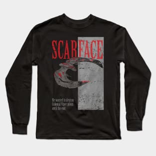 Scar Face Long Sleeve T-Shirt